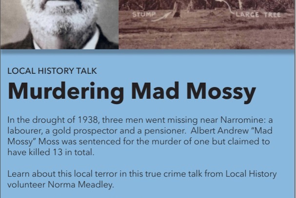 Local Studies True Crime Talk:  Murdering Mad Mossy